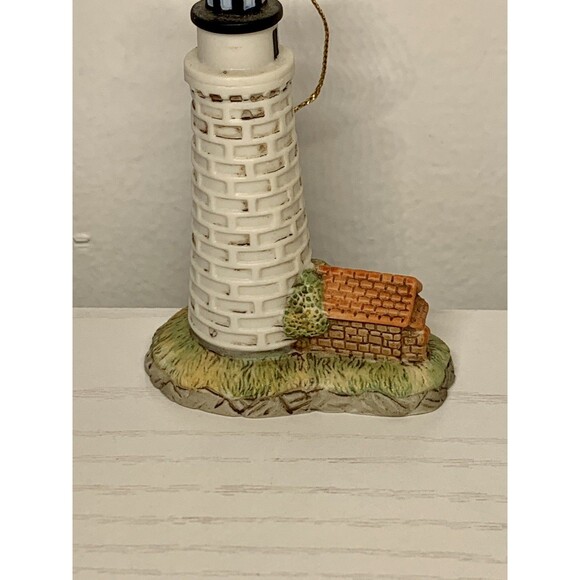 Geo. Z Lefton 1996 Lighthouse Ornament Cana Island, WI #10987 Hand Painted VTG - Picture 3 of 6